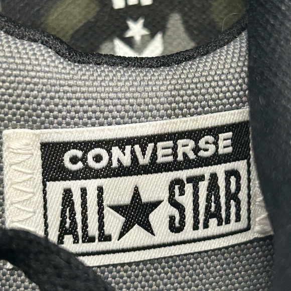Converse Men's All Star Gray Canvas Skater Sneakers 13 - Picture 8 of 9